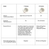 Matter Smart Home Temperature Humidity Monitor E-ink Display Sensor BT