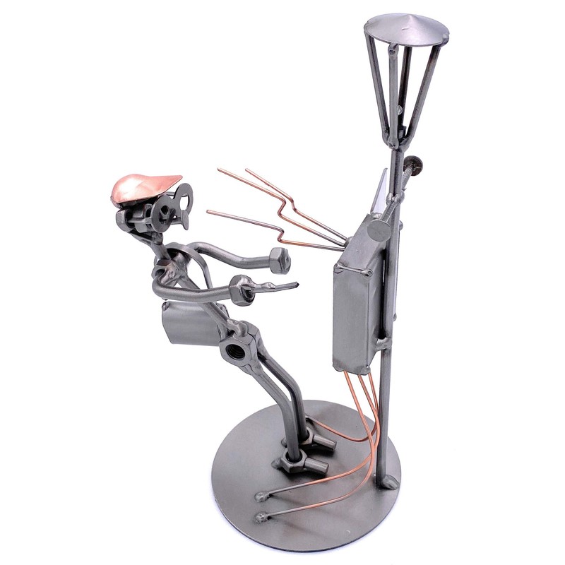 STEEMO Screw Man Electrician Craftsman Gift Metal Decoration 13 x