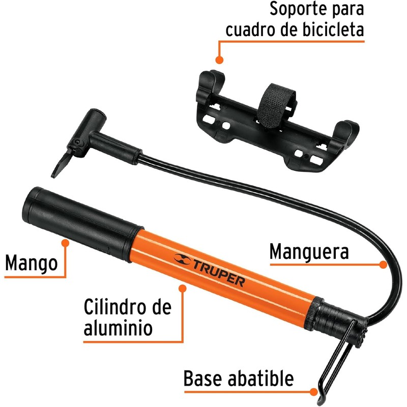 Bomba de Aire Mini Truper BOM-MI con Base de Pedal