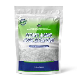 MYOC Cetearyl Alcohol, 450g - Cosmetic Grade, No Adulterants, Non-GMO, Paraben Free, cGMP Quality, Pure and Used for Dry, Rough, Scaly, Itchy Skin and Minor Skin Irritations