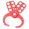 Padlocks Hasps Set, Keyed Hasp 6 Hole Design Security Tamper