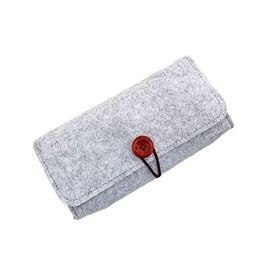 Voikoli Protective Laptop Sleeve Bag Compatible with GPD Win 4 WIN4 Windows 11 Mini Laptop Gaming PC (Grey Red)