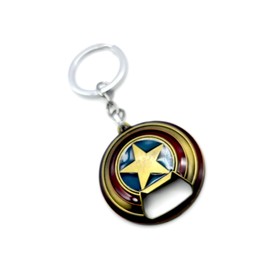Captain America Shield Keyring Bottle Opener Captain America's Bottle Opener Keychain (Retro)