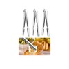 Stainless Steel Dessert Tongs,Perfect for BBQ, Steak Bread Buffet Salad