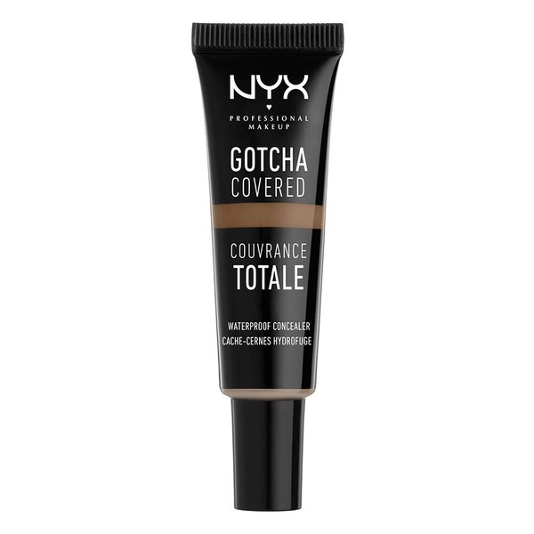 NYX Professional Makeup Gotcha Covered Concealer, GCC10 Ebony, 0.27 Fluid Ounce
