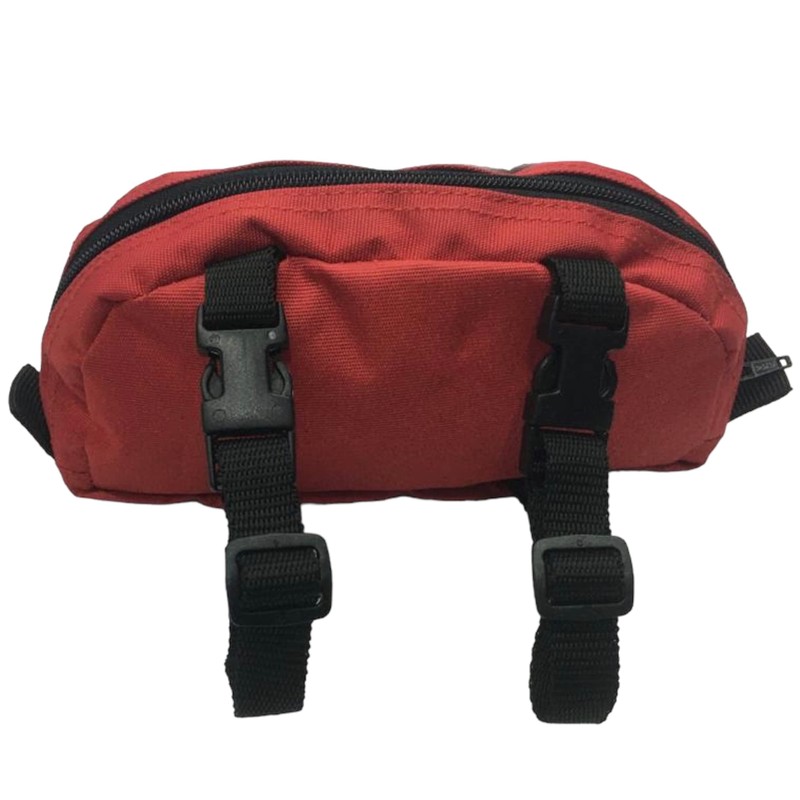 Majestic Ally Reflective Nylon Saddle Bag for Saddle Accessories (Red)