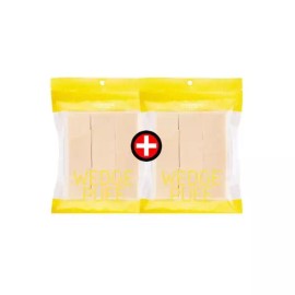 Skin Food 1+1 스킨푸드 웨지퍼프 대용량12pcs 1+1 Skin Food Wedge Puff Large Capacity 12pcs [1+1 Skin Food Wedge Puff Large Size 12pcs]
