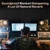 2 Pack Large Sound Dampening Blankets - 96" x 80"