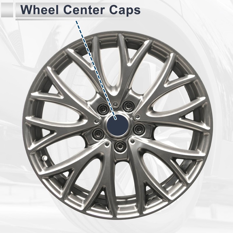 ACROPIX 4pcs Wheel Center Cap Hub Cap Rim Center Cap