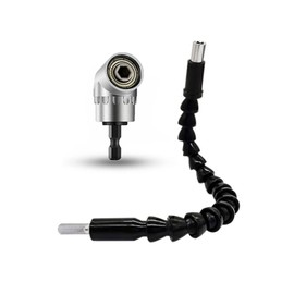 LIKENNY Flexible Shaft, 105 Degree DIY Bit, Set of 2, Electric Hex Screwdriver Drill, Socket Wrench Tool, Connection, Tool, Drill Accessories