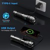 BengMxj Rechargeable LED Flashlights,990000 High Lumens Tactical Flashlight with Zoomable