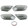 LOSTAR 4PCS Rear Tail Light Lens Taillight Kit For 2014-2019