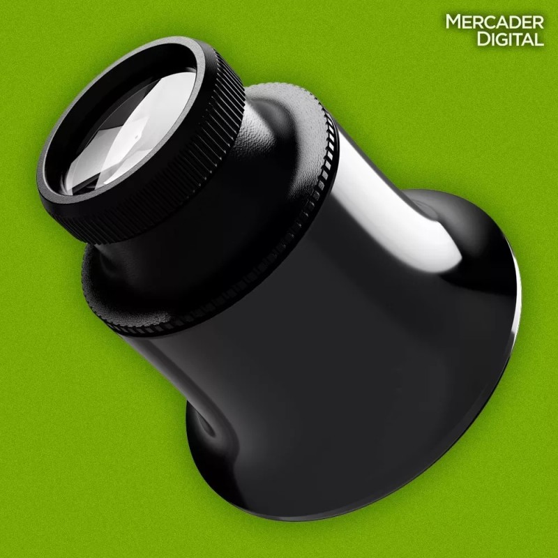 Mercader Digital Lupa Monocular 20x Lente Cristal Joyero Relojero Ojo