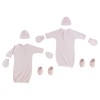 UD_Preemie Gown, Cap, Mittens And Booties - 8 Pc Set