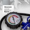 Tyre Inflator with Pressure Gauge