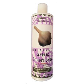 Original Garlic Conditioner Damaged Hair & Flaky Scalp Formula by Spanish Garden 16 oz. amtc