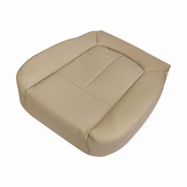 Driver Side Bottom Replacement Seat Cover Tan Compatible with Ford F150 Lariat Perforated 2009 2010 2011 2012 2013 2014 Lariat Crew-Cab X-Cab Single-Cab 4X4 2WD