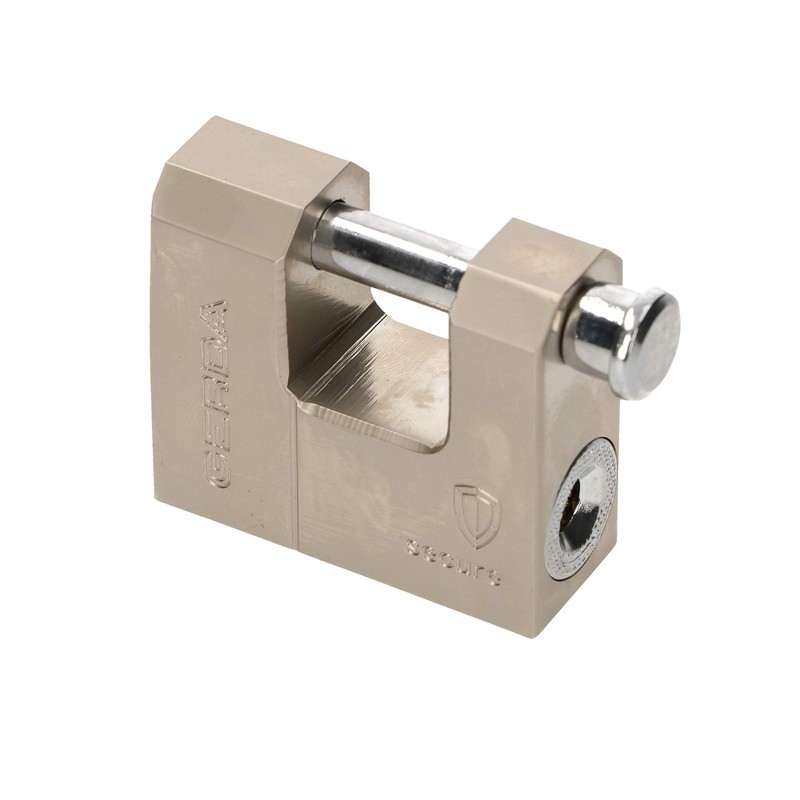 KOTARBAU 5907465941129 Brass Padlock, Black, 50 mm