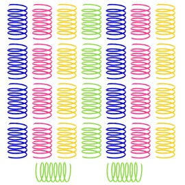 IGXX 30Pcs Cat Spring Toy, Cat Springs, Cat Toys, Springs, Cats Toys, Interactive Toys for Cats for Swatting, Biting, Cat Toys for Kittens (4 Colors)