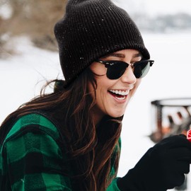 ZOORON Beanie for Men Women,Slouchy Beanies Hats Winter Warm Knitted Skull Caps Unisex Purple