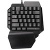 One Handed Gaming Keyboard 39 Keys Luminous Ergonomic Design Anti