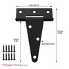 FengWu 10 Pack T-Strap 4 Inch Heavy Duty Tee Hinge