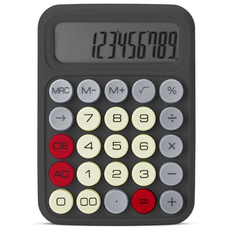 Mr. Pen- Mechanical Switch Calculator, 12 Digits Large LCD Display,