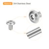 uxcell Flanged Button Head Socket Cap Screws,50 Pcs M3x5mm -