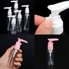 Transparent Pump Bottle for Cream Dispensing Empty Body Wash Bottle 120ml 7ea