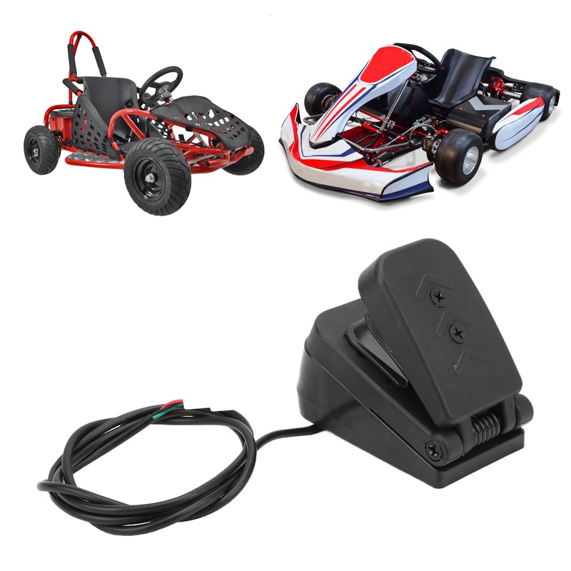 Throttle Accelerator ATV Foot Pedal Electric Speed Control Waterproof Socket