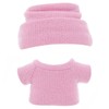Etistta 17cm Doll Clothes with Hat, Glitter Knit Cap Top