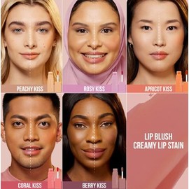 HUDA BEAUTY Lip Blush Cream Lip & Cheek Stain Apricot Kiss