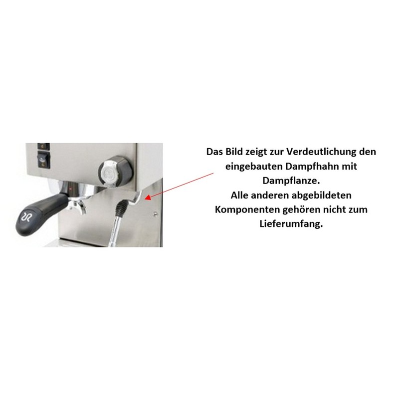 TAMLED Rancilio Silvia Steam Tap and Steam Nozzle for Espresso
