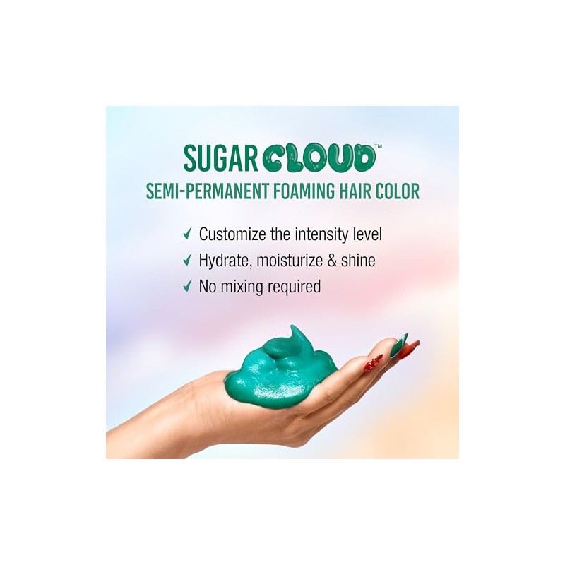Punky Sugar Cloud, Colorante Espumoso Semipermanente Para El Cabello, 6