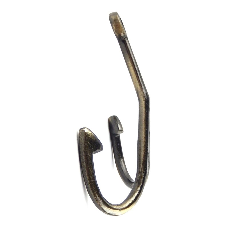 Vintage Fishing Wall Hook Metal Key Leash Towel Coat Hanger