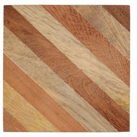 Juego de posavasos de 4 – 4 x 4 pulgadas resistentes al calor para mesa de comedor, decoración moderna, de granja y bohemia, protege las superficies de derrames y calor, accesorios de mesa de cocina y