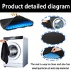 JISRKP Double-Layer Thick Honeycomb Cushion With Cloth Cover, Large Gel