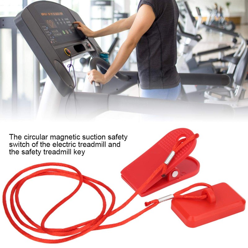 Treadmill Safety Key, 2PCS Universal Accessory Rectangle Clip Running Machine