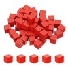 sourcing map 50 Pcs Wooden Blocks, 0.8 Inch Square Natural