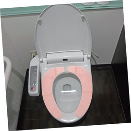 DOITOOL 1pair Comfortable Toilet Seat Mat Toilet Seat Supply Reusable Washable Non-Slip