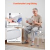 Commode Chair Adjustable Height Aluminum Alloy Raised Toilet Seat For