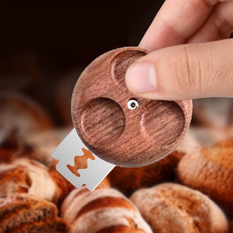 1+1+20 pcs UFO Bread Lame For Dough Bread Lame Cutter