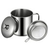 Oil Strainer Pot 34oz Stainless Steel, Bacon Grease Container Saver