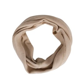 Lilano, Children's Merino Snood Scarf 70% Wool (kbT), 30% Silk, 210 g/m², sand, 2