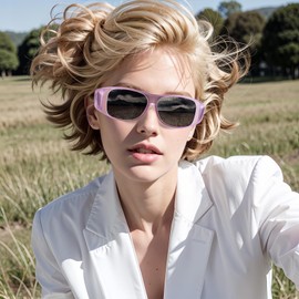 TJUTR Polarized Fit Over Glasses Sunglasses for Women Men Trendy Wrap-around Driving Sun Glasses UV Protection for Outdoors