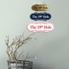 Signs ByLITA Designer The 19th Hole Sign (Black Gold) -