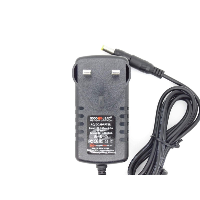 UK 12 Volt 2A POWER SUPPLY FOR VISION FITNESS E3200