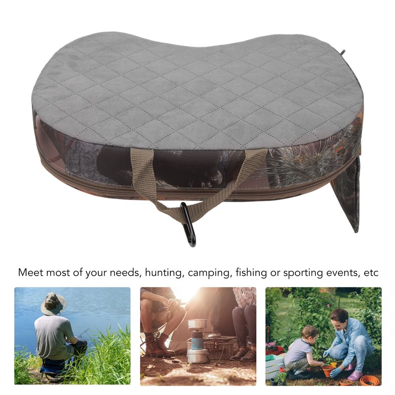 Portable Heating Cushion 3 Gears Soft Camouflage Outdoor Heated Seat