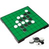 KOKOSUN Reversi Board Game, Foldable Magnetic Classic Strategy Game (Rounded