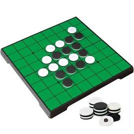 KOKOSUN Reversi Board Game, Foldable Magnetic Classic Strategy Game (Rounded Corner)